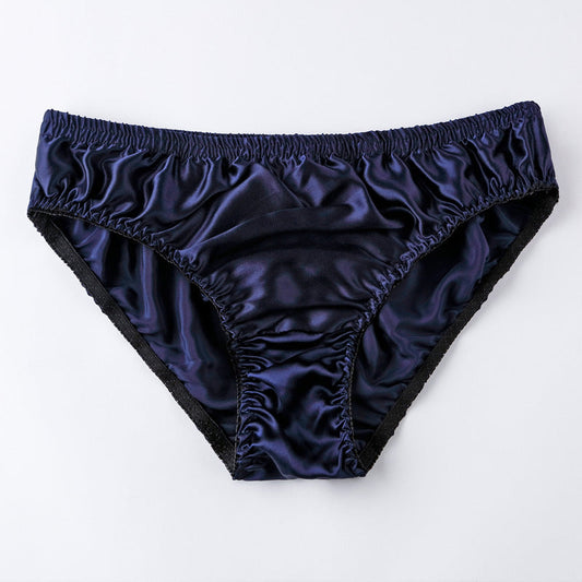 Men's Sexy Translucent High Quality Silk Briefs -  Fashion Men's Panties
