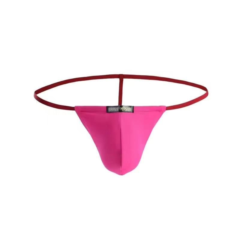 Solid color 3D U-shaped thong