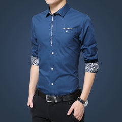 2023 New Men's Long-sleeved Non-ironing Shirt