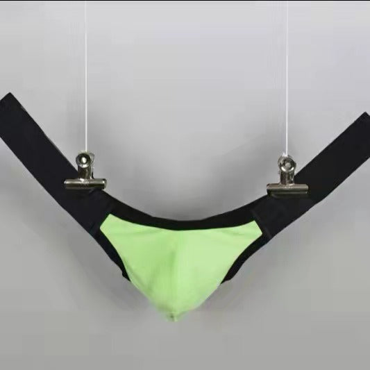 Low-rise stretch thong