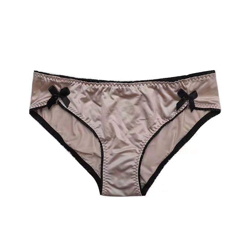 Lace Silk Tie Panties -  