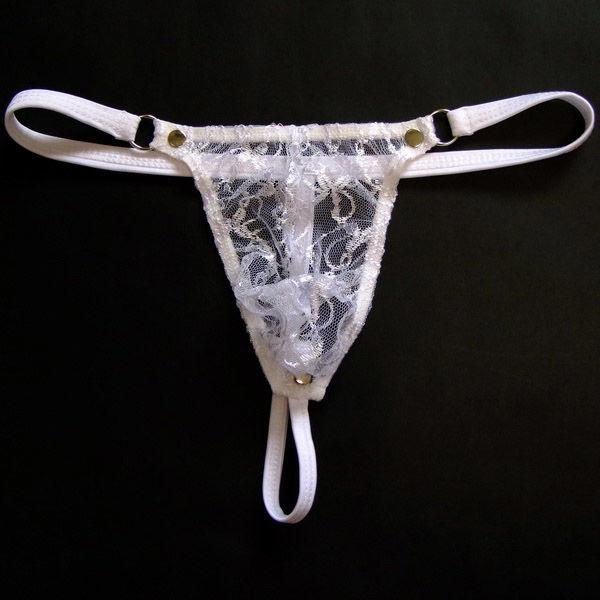 Men's Fashion Lace Thong -  