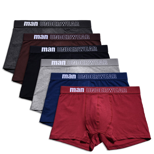 【4 PCS】Men's Cotton Comfort Plus Size Boxer Underwear