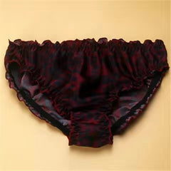 Ruffled New 100% mulberry silk panty