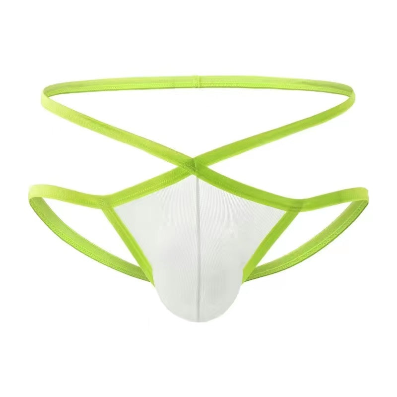 Ultra-Thin Contrast Color Thong -  