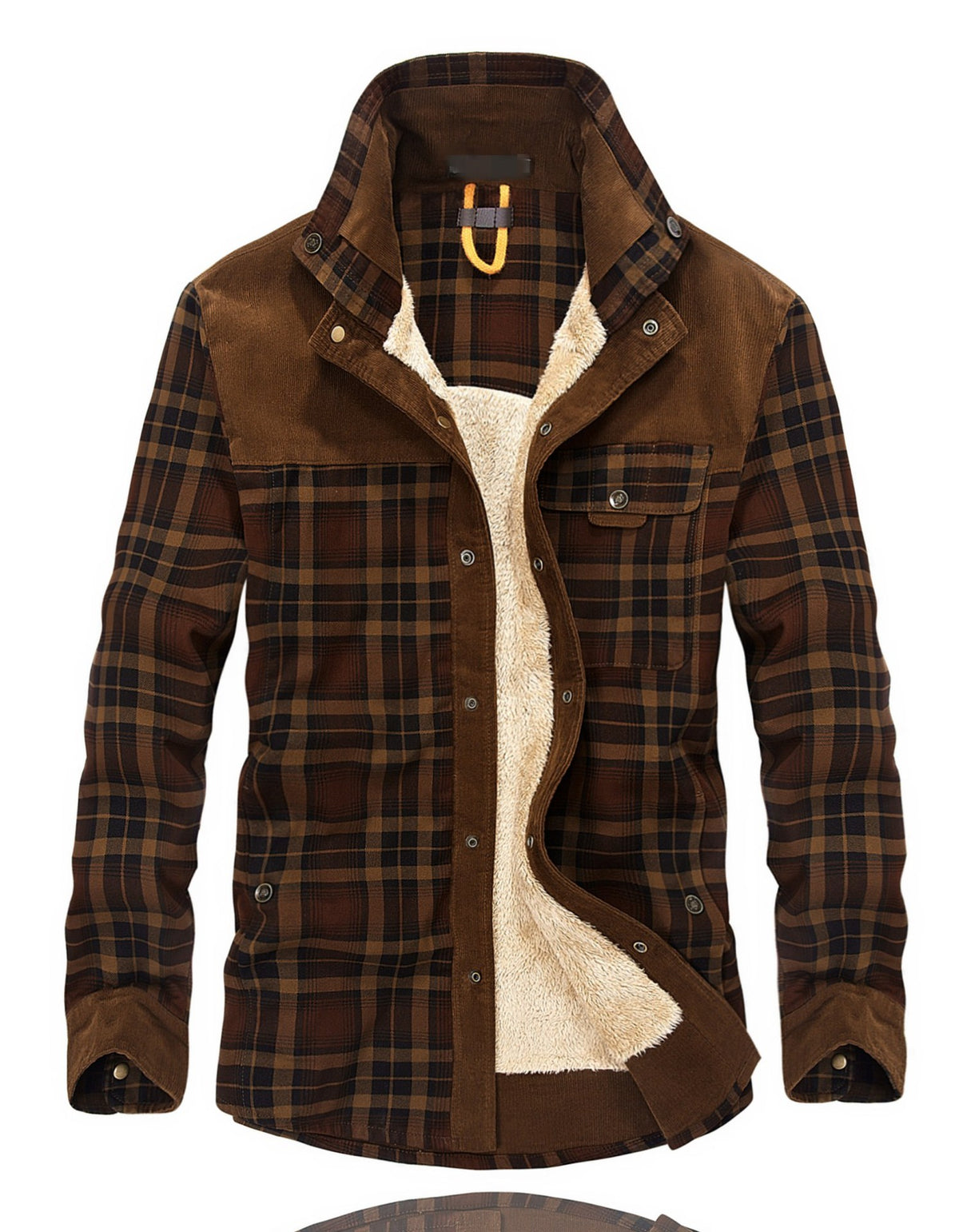 Men's Fleece Plaid Shirt