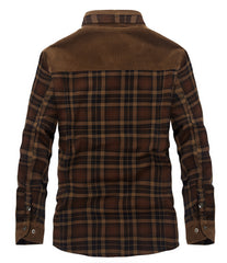 Men's Fleece Plaid Shirt