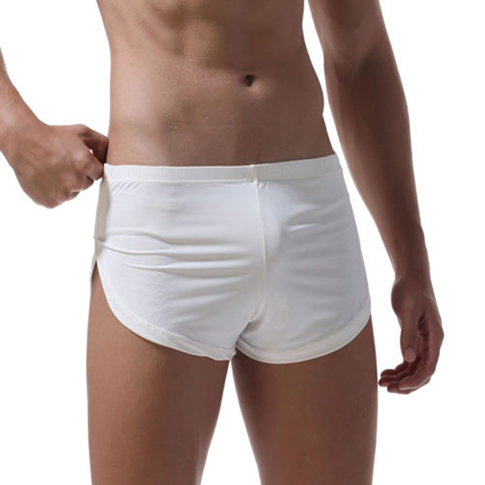 Men's Ice Silk Sexy Breathable Low Waist Panties