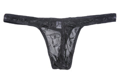 Men's Lace Sexy Breathable Low Rise Thong