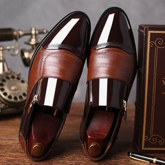 New Plus Size Men's Business Leather Shoes