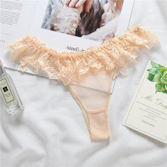Low Waist Sexy Sheer Lace Thong