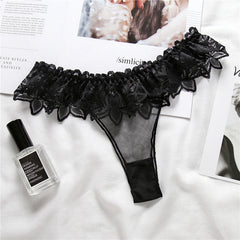 Low Waist Sexy Sheer Lace Thong