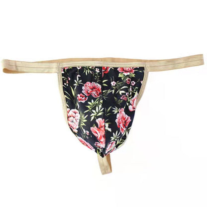 Men's Printed Cotton Thong