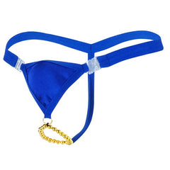 Male Low-waist Crotchless Thongs with Ring