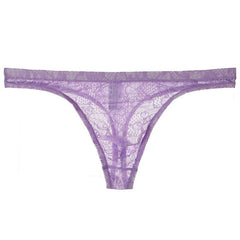 Men Lace G-String And Thong Sexy Briefs