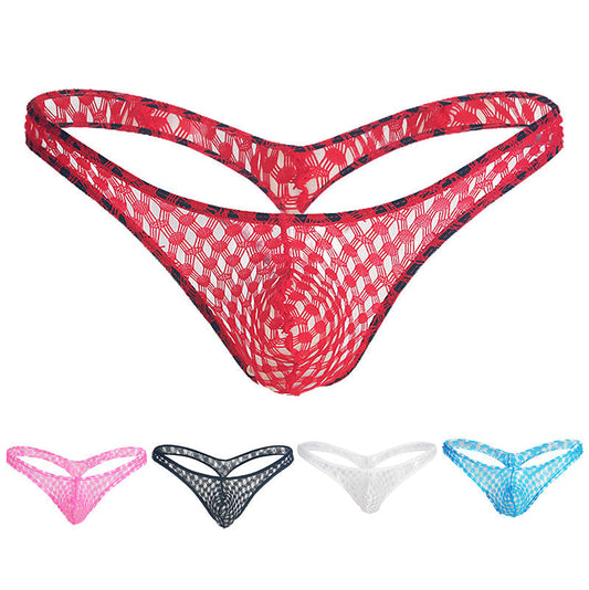 Men's Mesh Sheer Thong