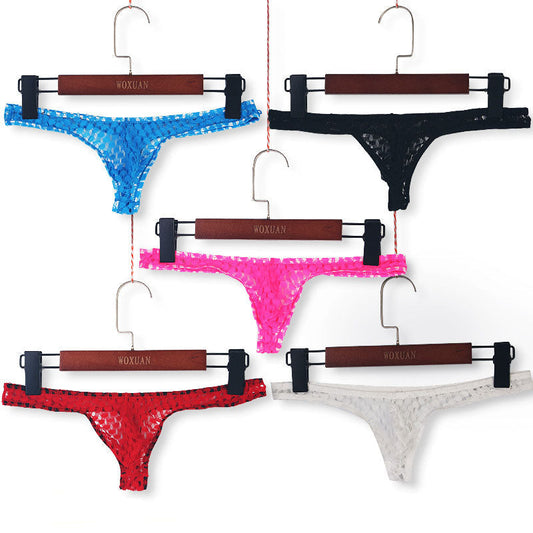 Men's Mesh Sheer Thong
