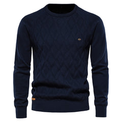 Men's High Quality Cotton Pullover Sweater