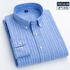 Men's Fashion Square Collar Casual Cotton Linen Shirt