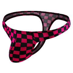 Men's Plaid Trendy Sexy Low Waist Thong