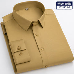 Men's Non-Iron High Stretch Silk Shirt