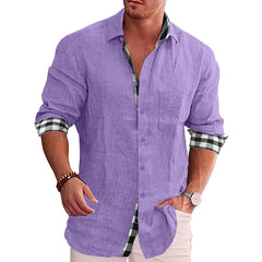 2022 Fall Casual Men's Cotton Linen Shirt