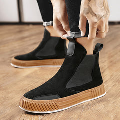 Men's High Top Plus Fleece Warm Martin Boots