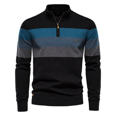 2022 New Open Chest Stand Collar Knitted Sweater