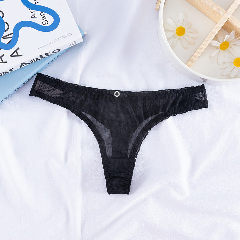 Lace Sexy Light See-through Thong