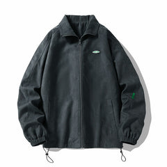 Men's Spring Baseball Uniform Loose Bomber Jacket