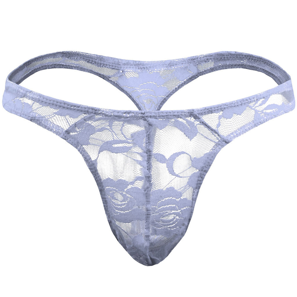 Men's Lace Sexy Sheer Thong