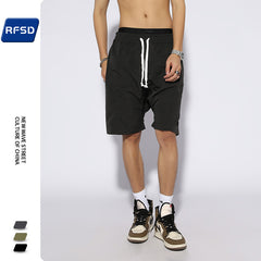 Men's Loose Simple Solid Color Sports Casual Shorts