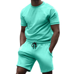 Men's Short Sleeve Sports Leisure Fitness Suit