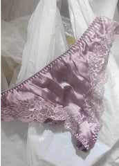 Low Waist Silk Sexy Thong