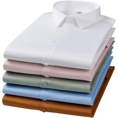 Men's Non-Iron High Stretch Silk Shirt