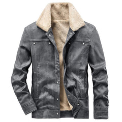 Men's Casual Warm Cotton Sherpa Cashmere Jacket
