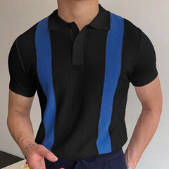 Summer Striped Slim Business POLO Shirt