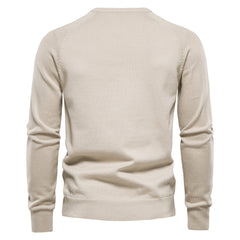 Men's High Quality Cotton Pullover Sweater