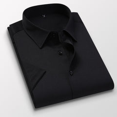Men's Summer New Non-ironing Solid Color Shirt