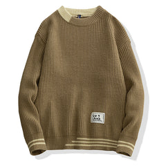 2022 Winter New Thickened Loose Round Neck Sweater