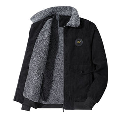 Winter Men's Lapel Sherpa Jacket