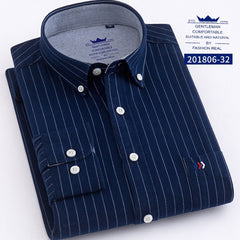 Business casual check shirt