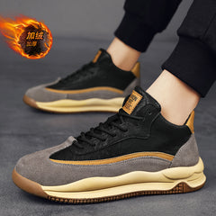 Men's Casual Fleece Padded Sneakers