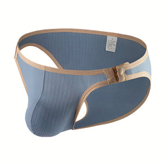 Men's Color-block Quick-drying Adjustable Size Briefs