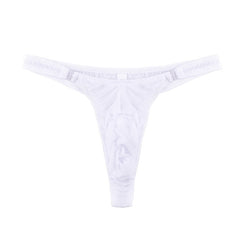 Men's Ice Silk Low Rise Detachable Thong