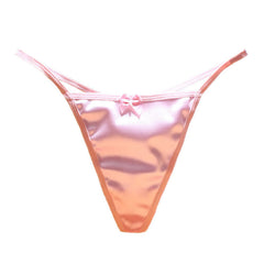 Luxurious Satin Sexy Oversized Thong