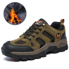 Men's Outdoor Fleece Warm Hiking Shoes
