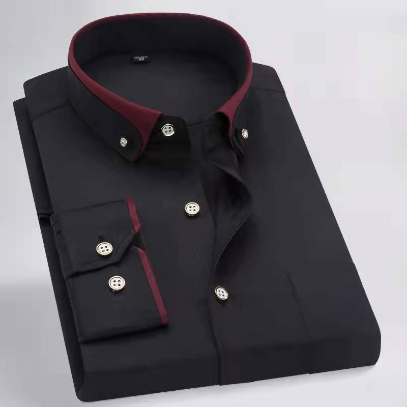 Men's Slim Fit Non-Iron Long Sleeve Shirt