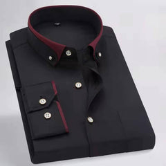 Men's Slim Fit Non-Iron Long Sleeve Shirt