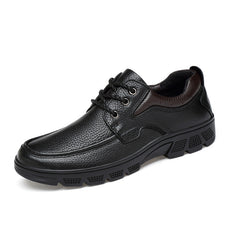 Men's Fleece Warm Leather Shoes